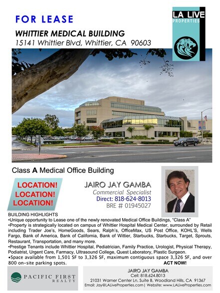 More Photos Of 15141 Whittier Blvd, Whittier Medical For Lease