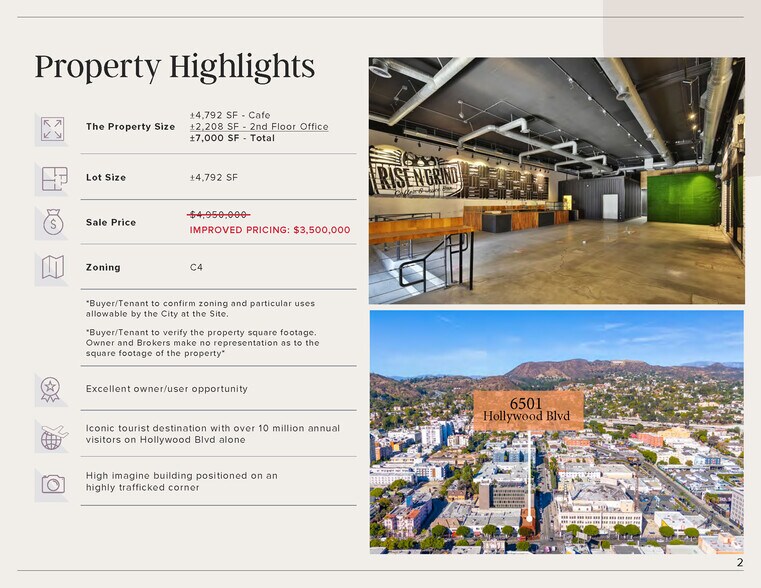 More Photos Of 6501 Hollywood Blvd, Hollywood Storefront Retail Office For Sale
