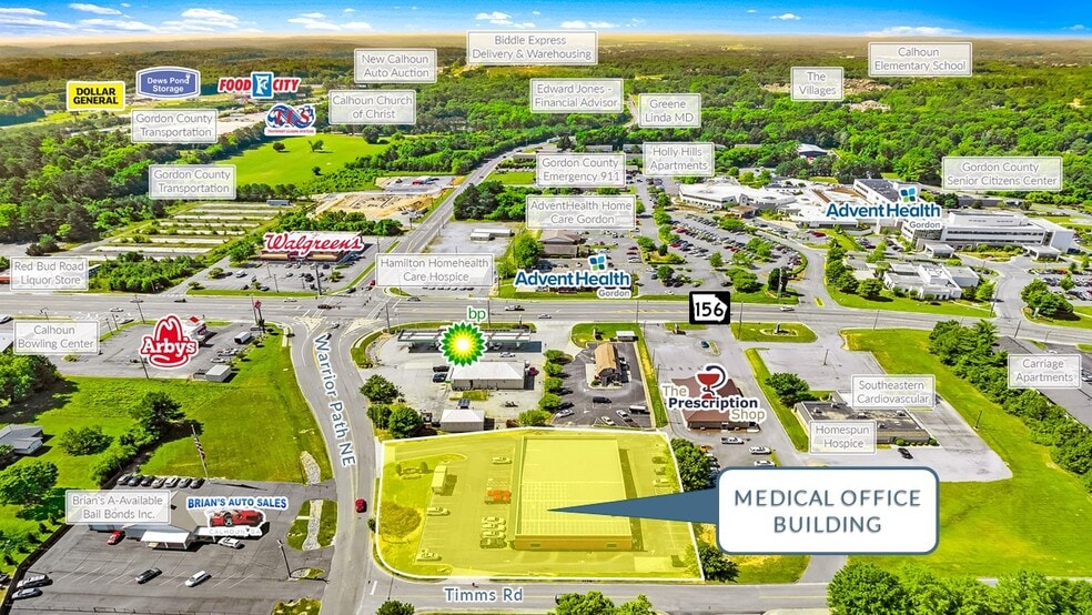 More Photos Of 150 NE Warrior Path, Calhoun Medical For Lease