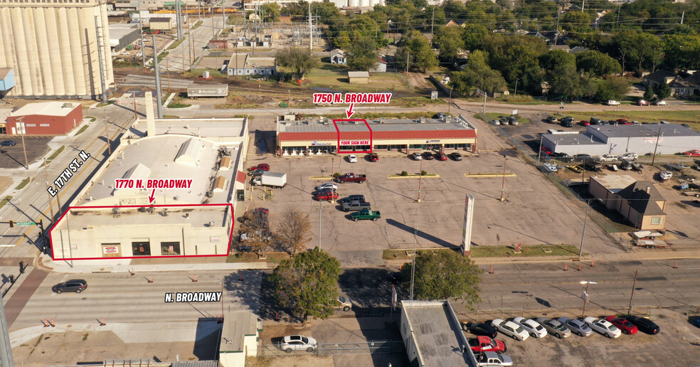 Primary Photo Of 1750 N Broadway St, Wichita General Retail For Lease