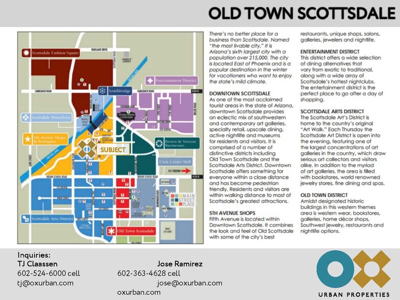 More Photos Of 4235 N Marshall Way, Scottsdale Storefront Retail Office For Lease