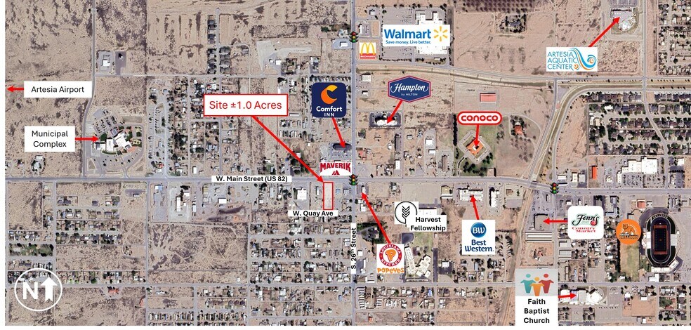 Primary Photo Of 2607 Main st, Artesia Land For Sale