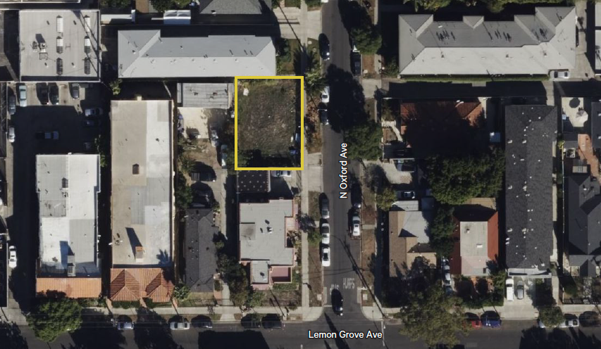 Primary Photo Of 915 N Oxford Ave, Los Angeles Land For Sale