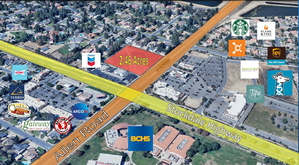 Primary Photo Of 55 Allen Road, Bakersfield Land For Sale
