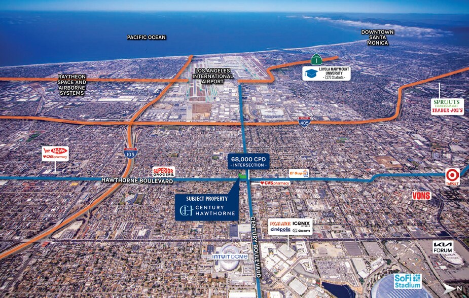 More Photos Of 10001-10025 Hawthorne Blvd, Inglewood Freestanding For Sale