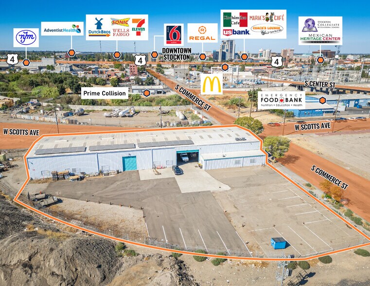 More Photos Of 729 S Commerce St, Stockton Warehouse For Sale