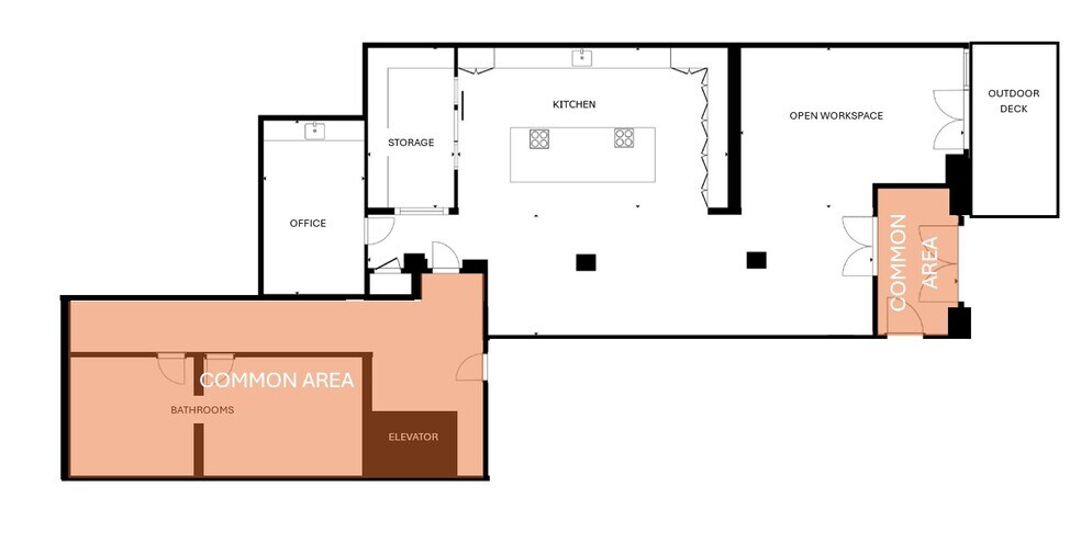 More Photos Of 16-18 Hudson Pl, Hoboken Restaurant For Lease