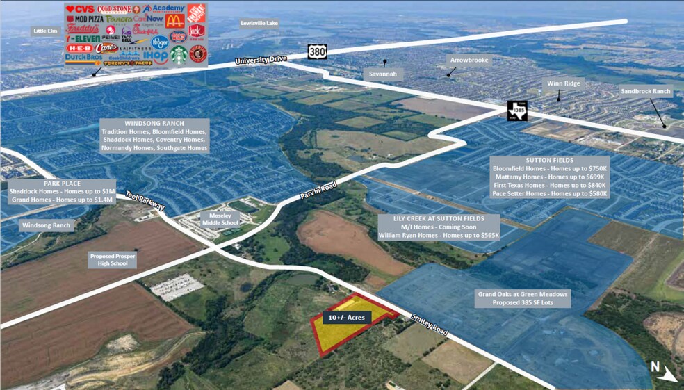 More Photos Of 3602 Smiley Rd, Prosper Land For Sale