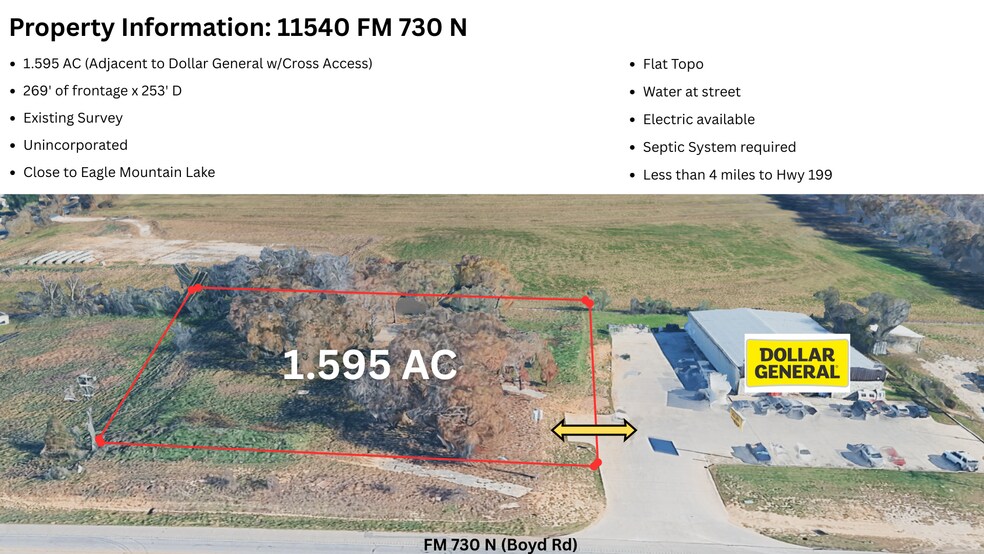 Primary Photo Of 11540 FM 730 N, Azle Land For Sale