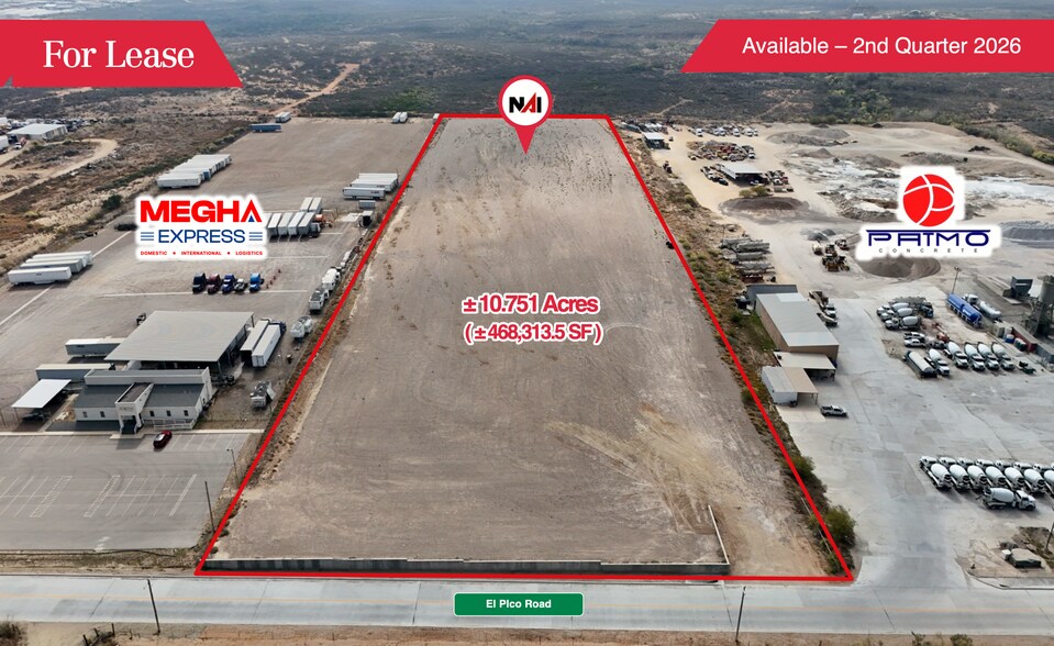 Primary Photo Of XXX El Pico Rd, Laredo Land For Lease