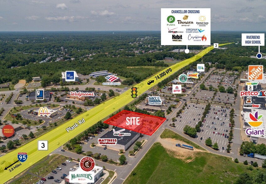 More Photos Of 5635 Plank Rd, Fredericksburg General Retail For Sale