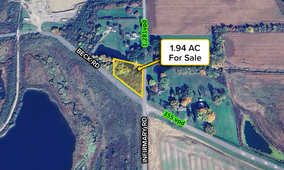 Primary Photo Of Infirmary Rd Rd @ Beck Rd, Shalersville Land For Sale