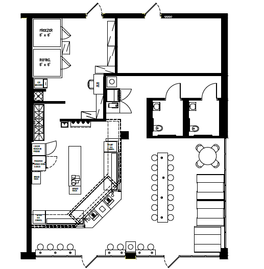 More Photos Of 302-306 W Fairchild St, Danville Storefront For Lease