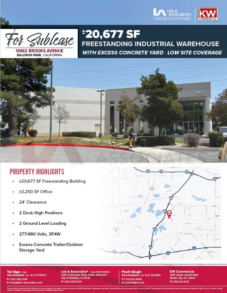 Primary Photo Of 13462 Brooks Dr, Baldwin Park Warehouse For Lease