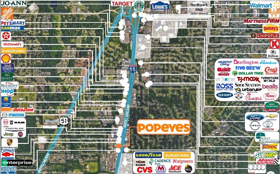 More Photos Of 5351 I-55, Jackson Fast Food For Sale