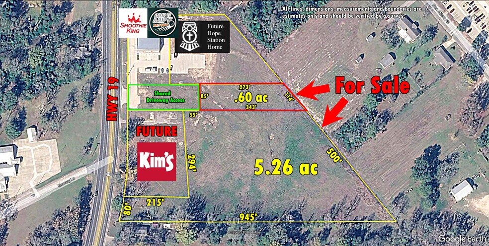 More Photos Of 2228 Crockett Rd, Palestine Land For Sale