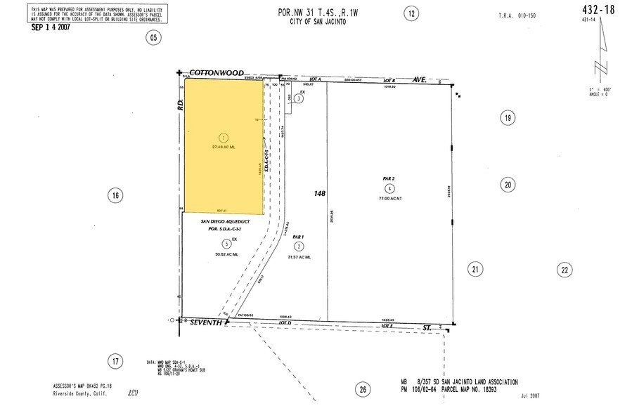 More Photos Of 3440 Cottonwood Ave, San Jacinto Land For Sale
