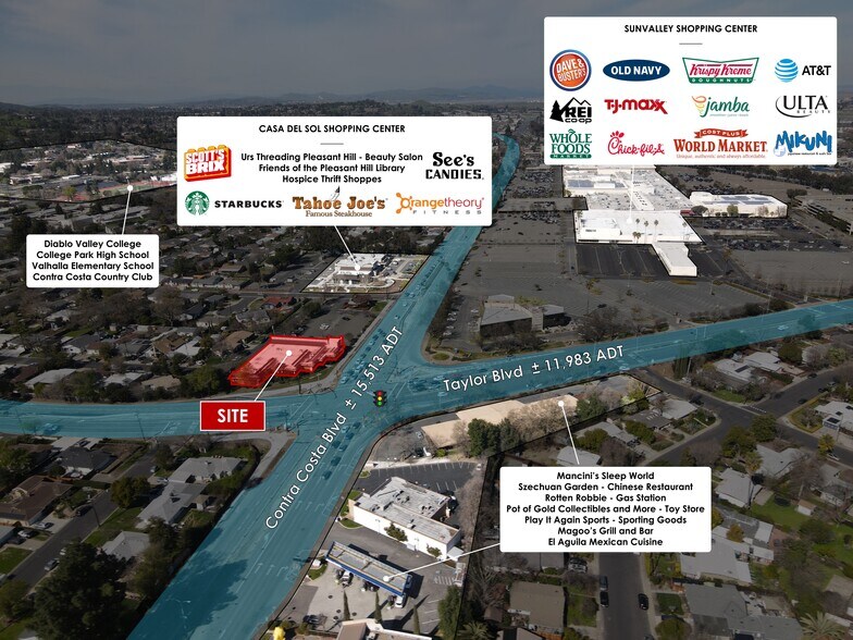 More Photos Of 1025-1035 Contra Costa Blvd, Pleasant Hill Freestanding For Lease