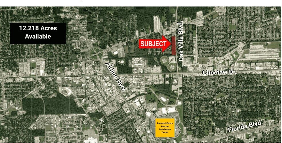 Primary Photo Of SW Quadrant Oak Villa Rd @ Greenwell Springs Rd, Baton Rouge Land For Sale