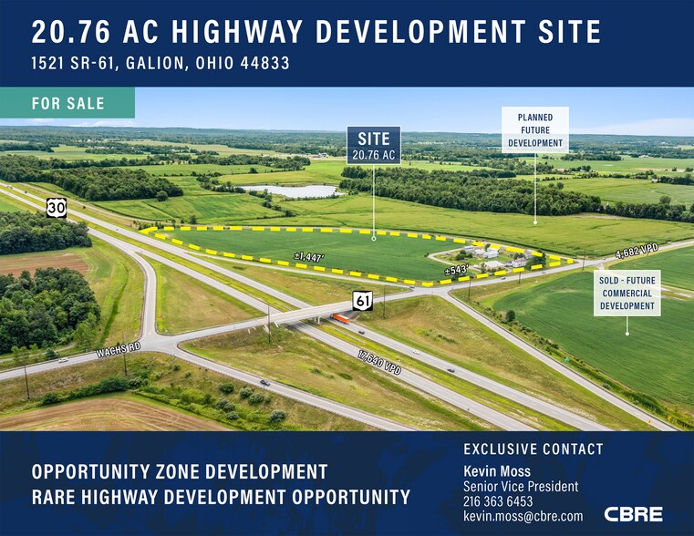 Primary Photo Of 1521 State Route 61, Galion Land For Sale