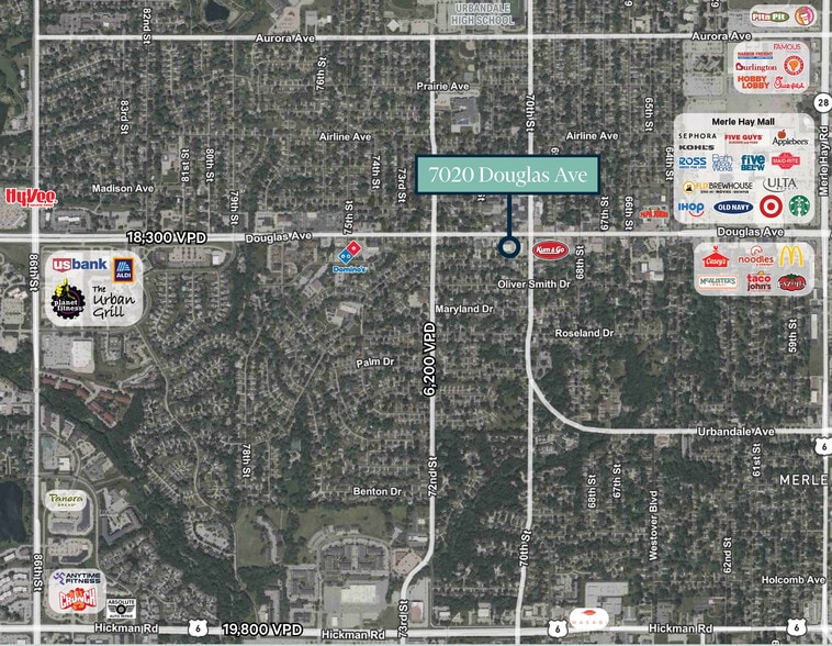 More Photos Of 7020 Douglas Ave, Urbandale Storefront For Lease