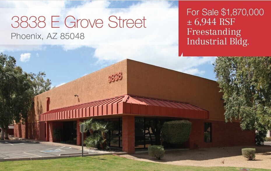More Photos Of 3838 E Grove St, Phoenix Warehouse For Sale