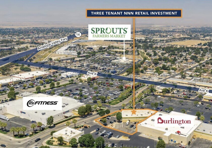 Primary Photo Of 1072 W Avenue K, Lancaster Storefront For Sale