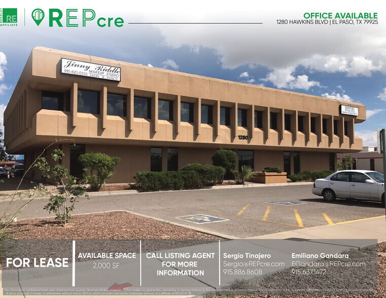 Primary Photo Of 1280 Hawkins Blvd, El Paso Office For Lease