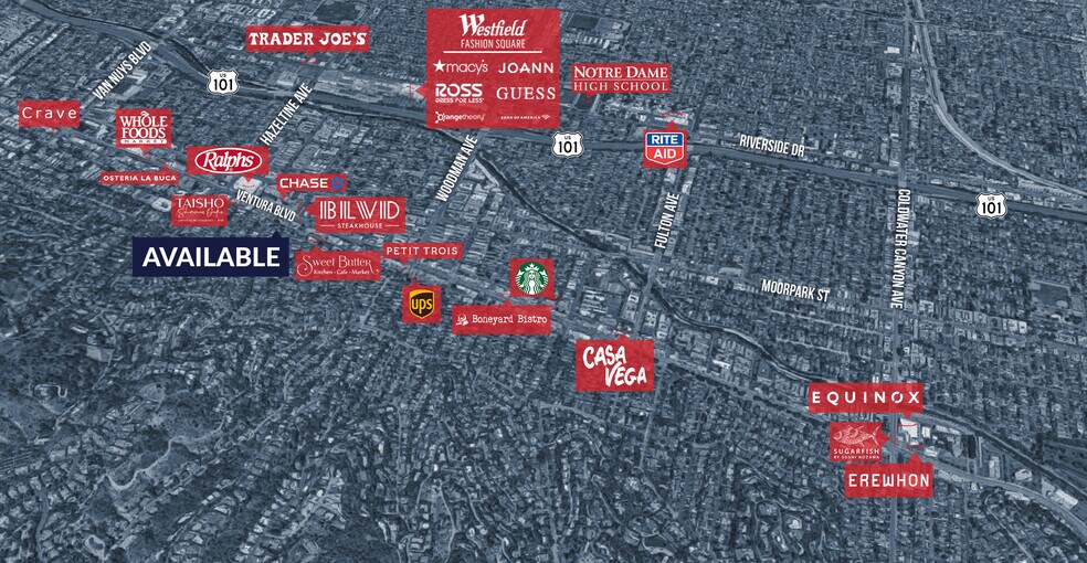 More Photos Of 13830 Ventura Blvd, Sherman Oaks Storefront For Lease