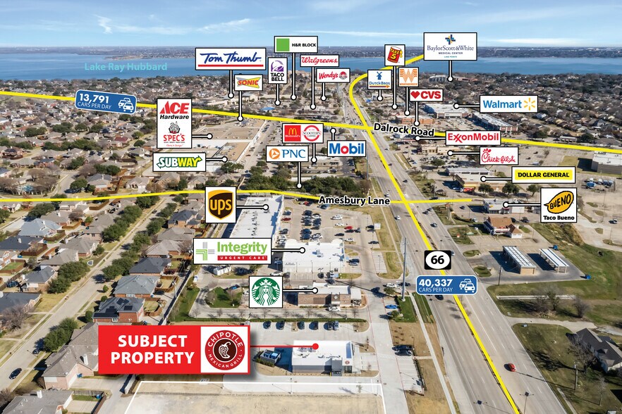 More Photos Of 8151 Lakeview Pky, Rowlett General Retail For Sale