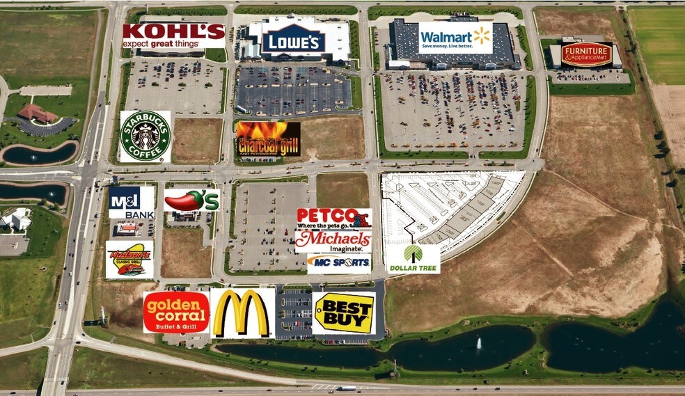 More Photos Of 1100-1200 Meridian Dr, Plover General Retail For Lease