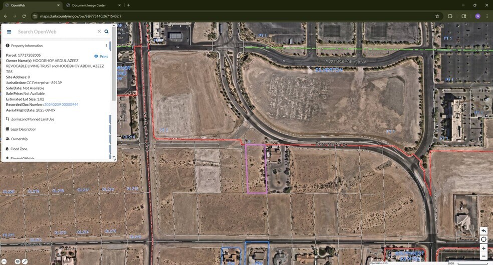 More Photos Of 8355 Dean Martin Dr, Las Vegas Land For Sale