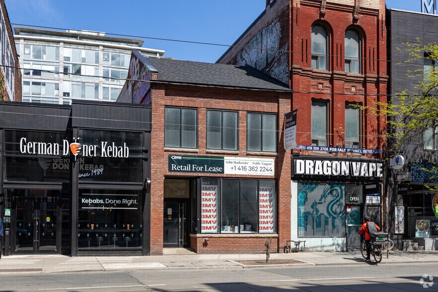 Primary Photo Of 244 Queen St W, Toronto Storefront Retail Residential For Lease