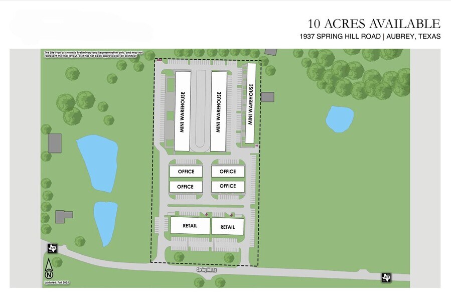 More Photos Of 1937 Spring Hill Rd, Aubrey Land For Sale