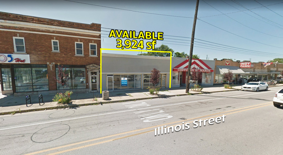 Primary Photo Of 3814-3816 N Illinois St, Indianapolis Storefront For Lease