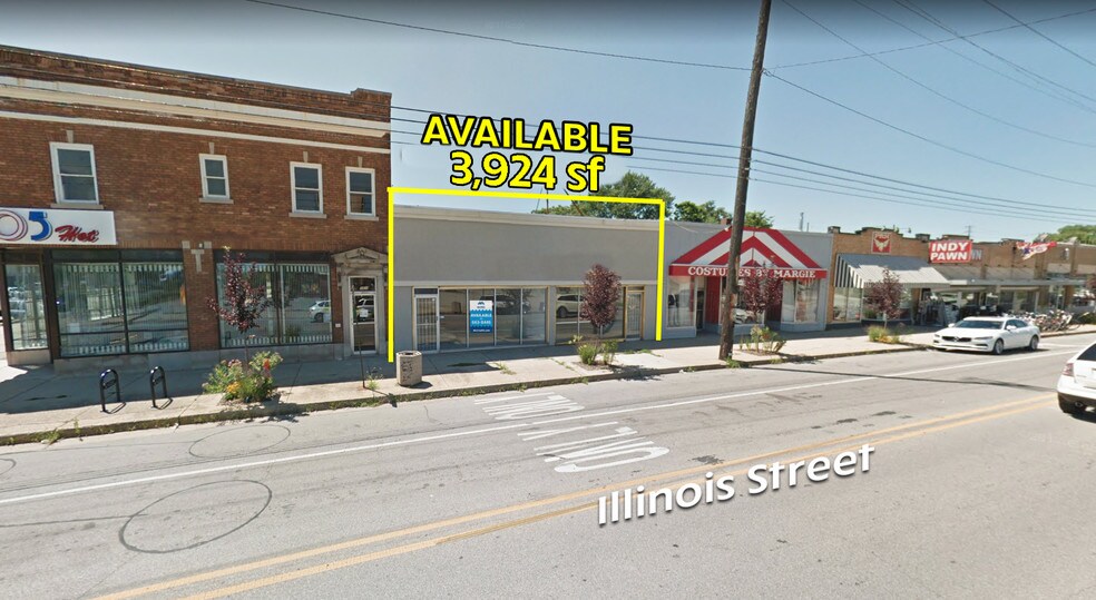More Photos Of 3814-3816 N Illinois St, Indianapolis Storefront For Lease