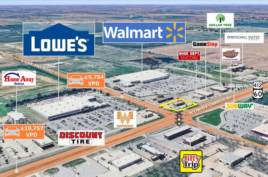 Primary Photo Of 606 S Garland Rd, Enid Fast Food For Sale
