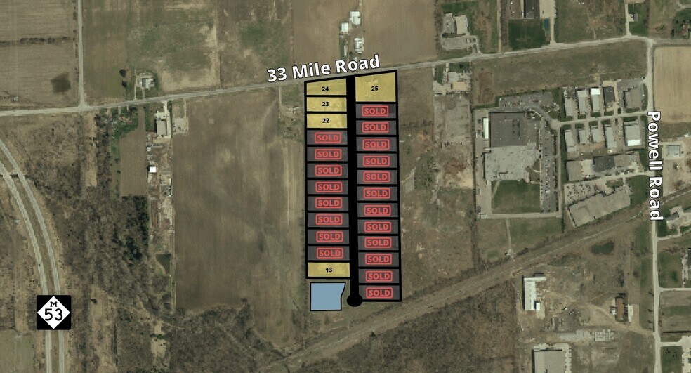 Primary Photo Of 33 Mile Rd & M-53, Bruce Township Land For Sale