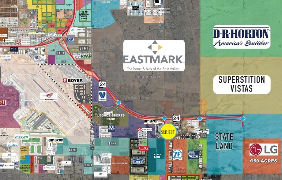 More Photos Of 11001 E Pecos Rd, Mesa Land For Lease