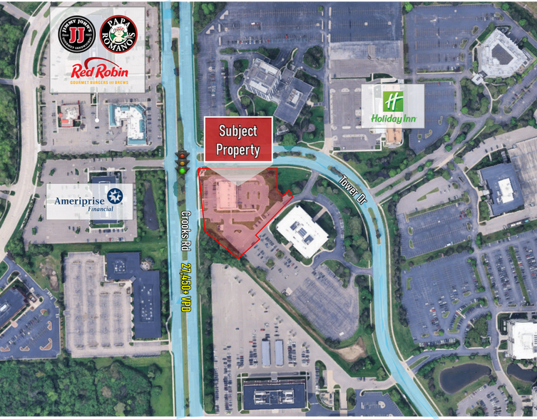 More Photos Of 5296-5322 Crooks Rd, Troy Storefront For Lease