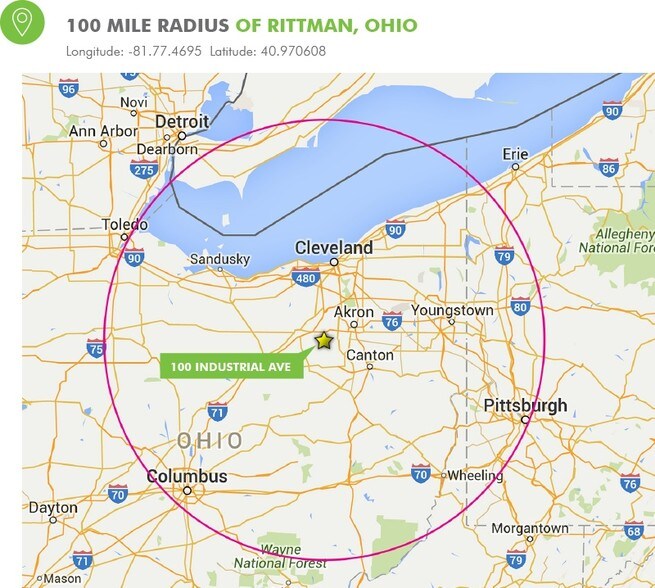 More Photos Of 100 Industrial Ave, Rittman Land For Sale