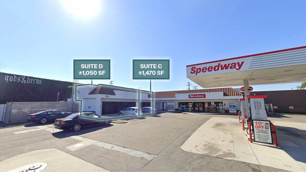 Primary Photo Of 751 W Baker St, Costa Mesa Service Station For Lease