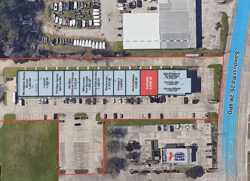 More Photos Of 525 Sawdust Rd, Spring Freestanding For Lease