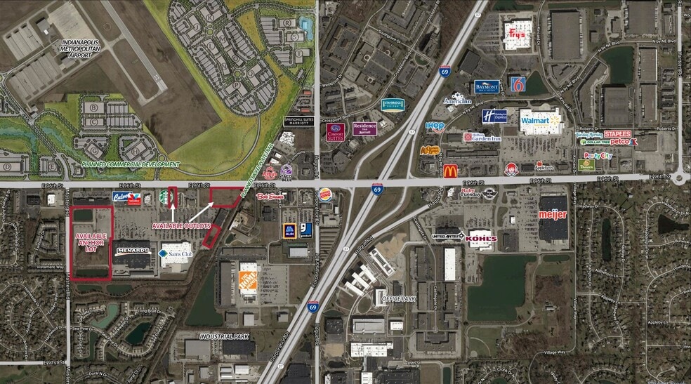 More Photos Of 7035-7401 E 96th St, Indianapolis Unknown For Lease