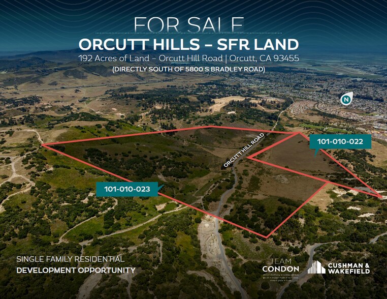 Primary Photo Of Orcutt Hills - SFR Land, Orcutt Land For Sale