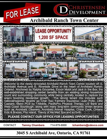 More Photos Of 2780-3085 S Archibald Ave, Ontario Unknown For Lease