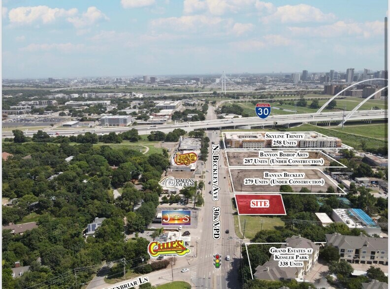 More Photos Of 1616-1620 N Beckley Ave, Dallas Land For Lease