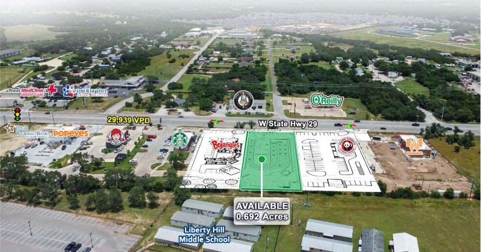 Primary Photo Of 13003 W State Highway 29, Liberty Hill Land For Lease