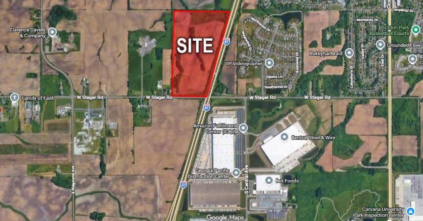 Primary Photo Of W Steger rd @ I-57, Richton Park Land For Sale