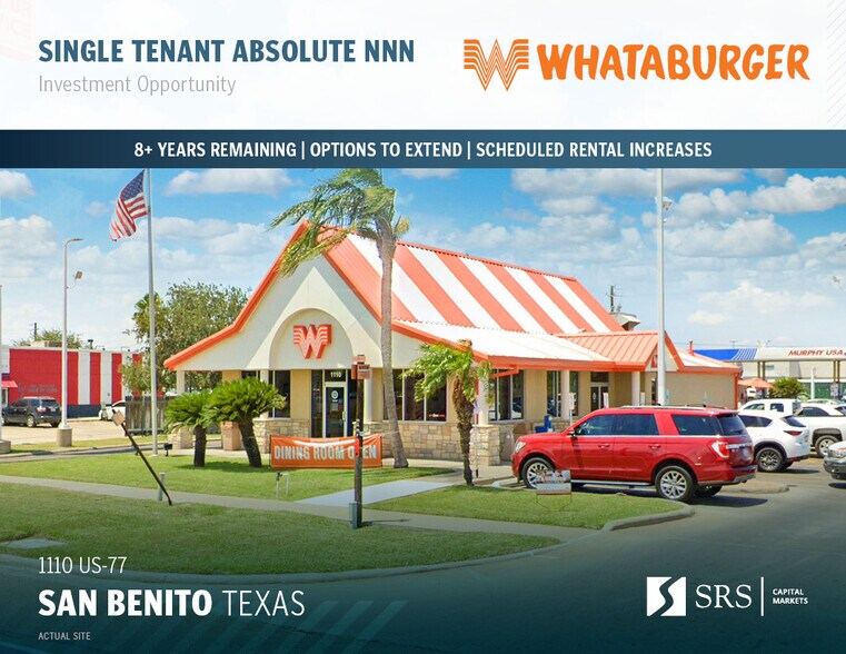 Primary Photo Of 1110 W US Highway 77, San Benito Restaurant For Sale